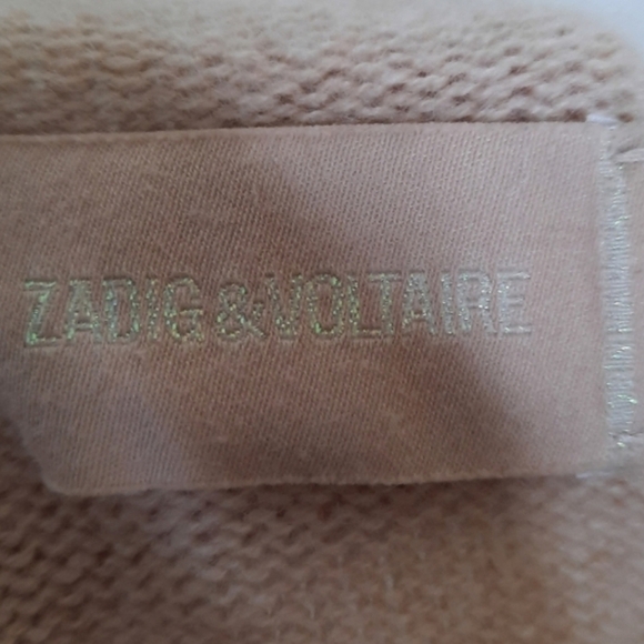 Zadig & Voltaire Cream & Red String Cashmere Sweater XS - Picture 6 of 8